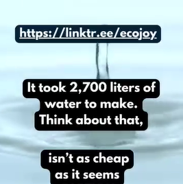 How Much Water to Make a T-Shirt?