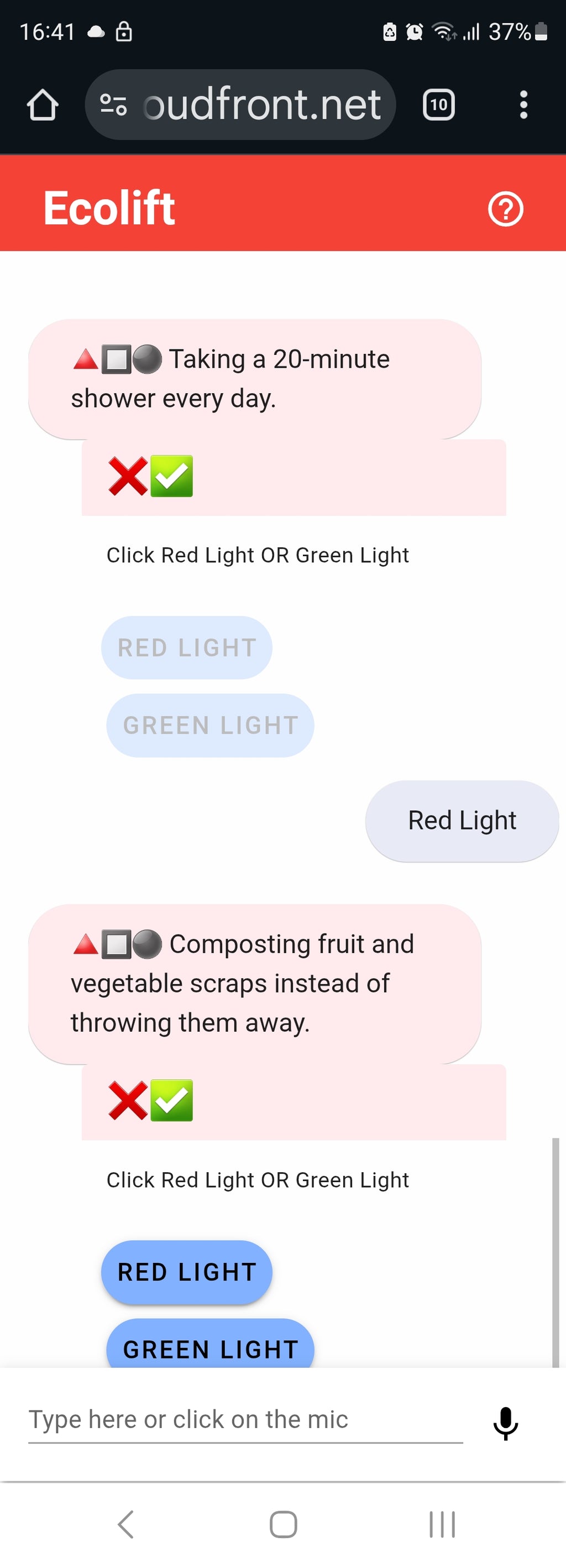 Sustainable Living Tutor 78 second games